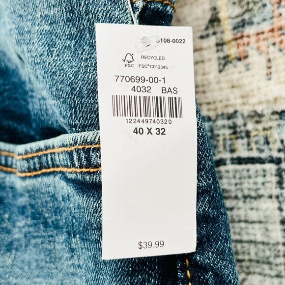 Old Navy Mens Jeans Size 40X32 Loose Fit Built In Flex New With Tags - Picture 6 of 9